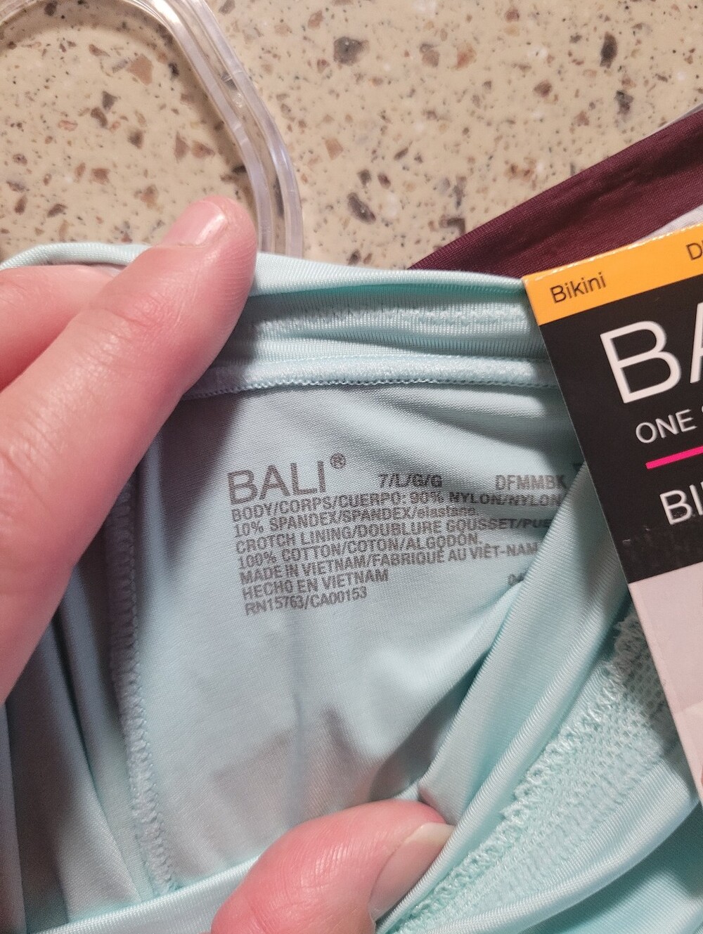 3-Pack BALI Womens Size Large/7 One Smooth U Bikini Panties Underwear Super Soft - Picture 7 of 10